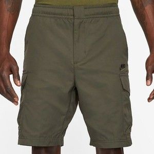 Nike SPE Woven Faded DN4468 355 Green Utility/Cargo Shorts New Men's Size M
